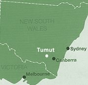 Map Nsw Tumut 